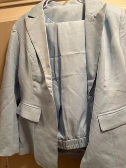 Light Blue Blazer Jacket