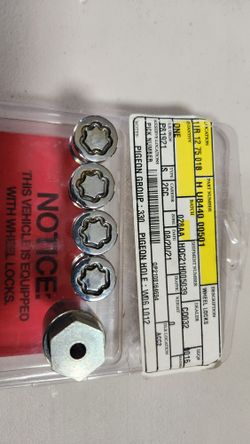 Hyundai Santa Cruz Wheel Locks