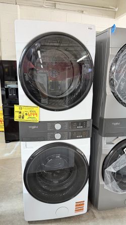 WHIRLPOOL STACKABLE WASHER AND DRYER