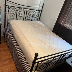 IKEA Full Bed Frame/full Mattress:box Spring 