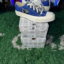 Converse x CDG Low Blue 