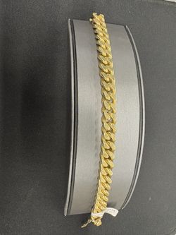 18K Cuban Men’s Bracelet 