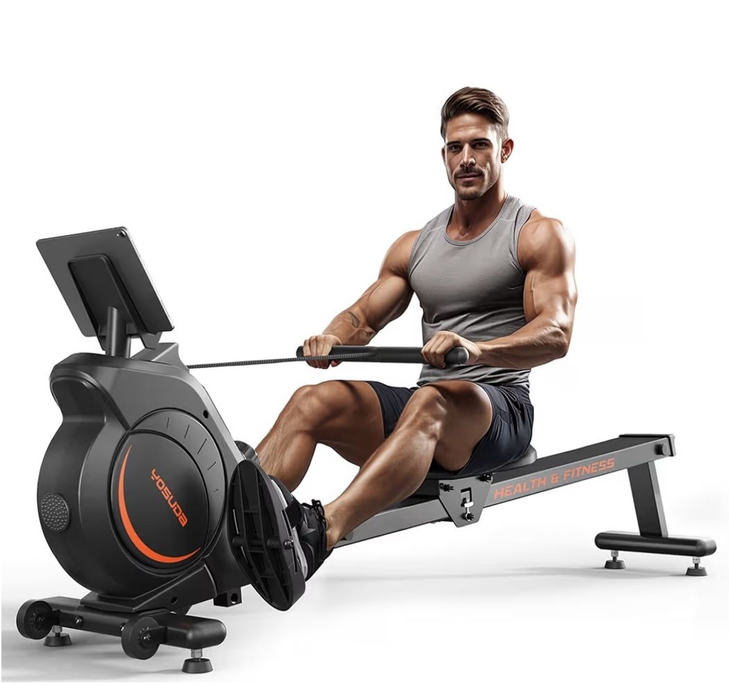 YOSUDA Magnetic/Water Rowing Machine for Home – Excellent Condition!