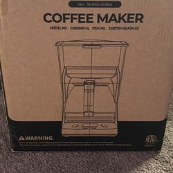 New Coffee Capresso Machine 