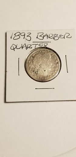 1893 Barber Quarter