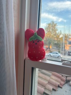 Peeps Strawberry Bunny Plush Toy