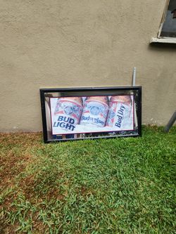 Budweiser Mirror From The 1990