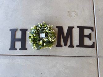 HOME letter decor