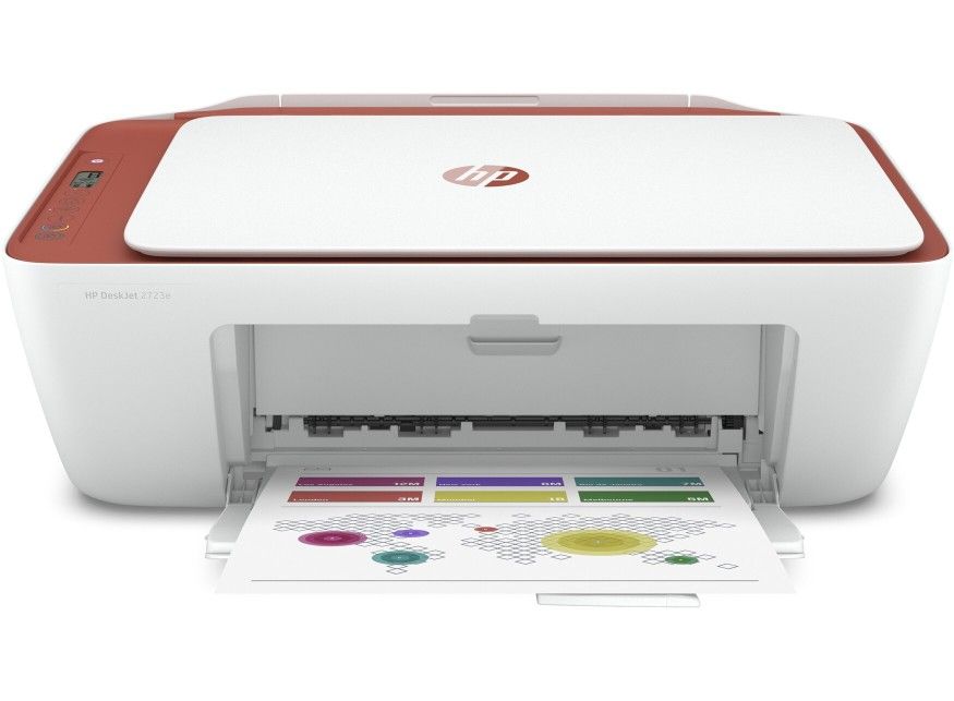 New HP Color Wireless Printer With Scanner Copier 
