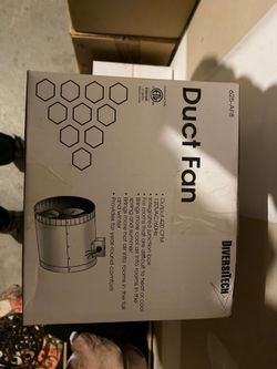 Duct fan 8”