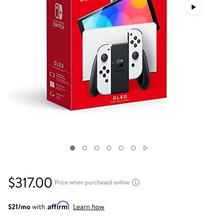 Brand New Nintendo Switch OLED White In Sealed Box 