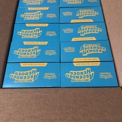 Opened Case Ascended Hero’s ETB x10