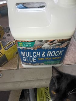 Mulch & Rock Landscape Glue