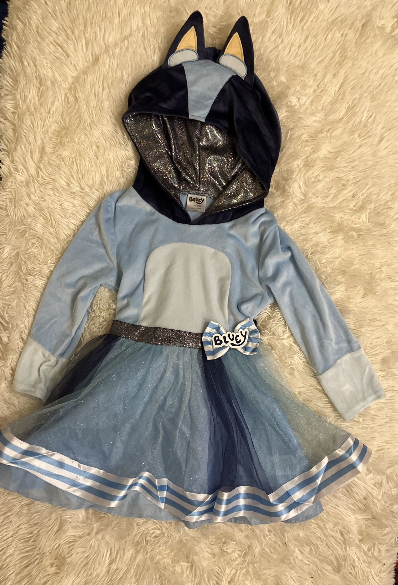 BLUEY Costume/ Pretend Play Dress SIZE 4T