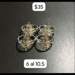 NUDO DE BRUJA ANILLOS 925