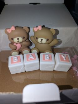 Baby shower Bear theme topper