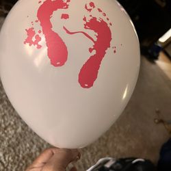 Bloody Feet Balloons 100ct