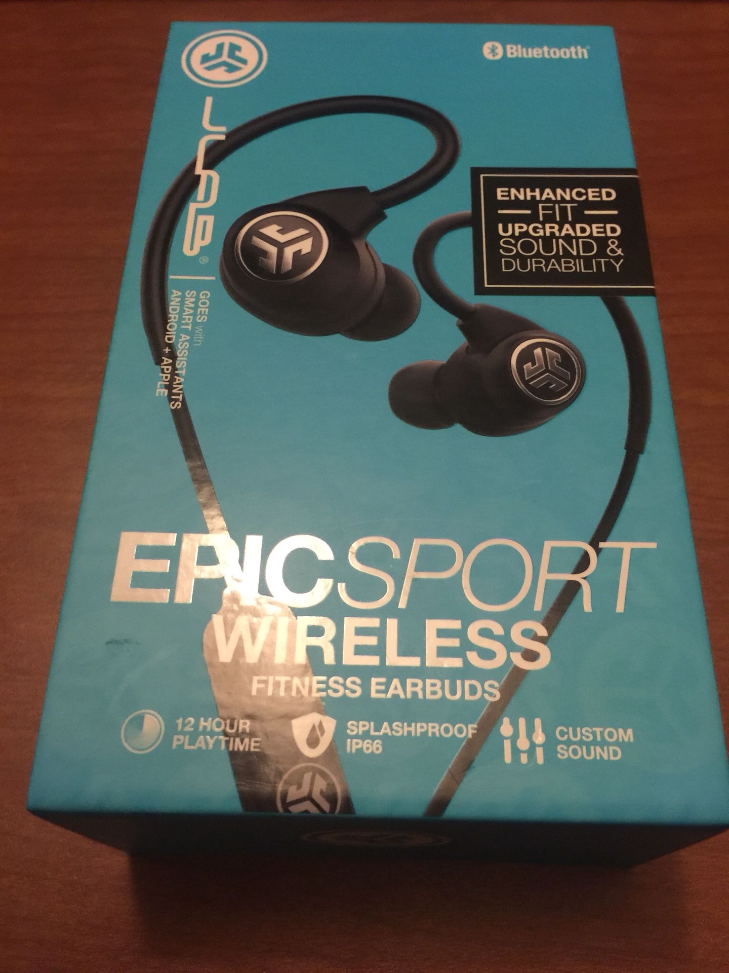 JLabs Epic Sport Bluetooth Wireless Earbuds New