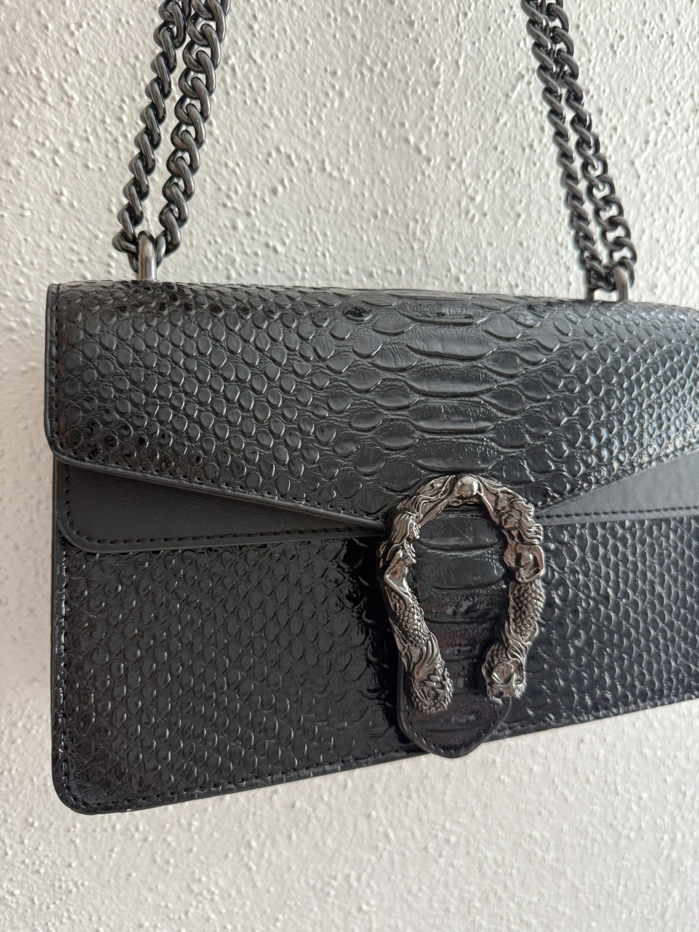 Black Leather Purse 