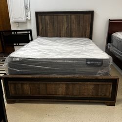 Queen Bed Mattress And Box Spring 
