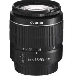 Canon EF-S 18-55mm Image Stabilizer Macro 0.25m/0.8ft EF Autofocus Lens 