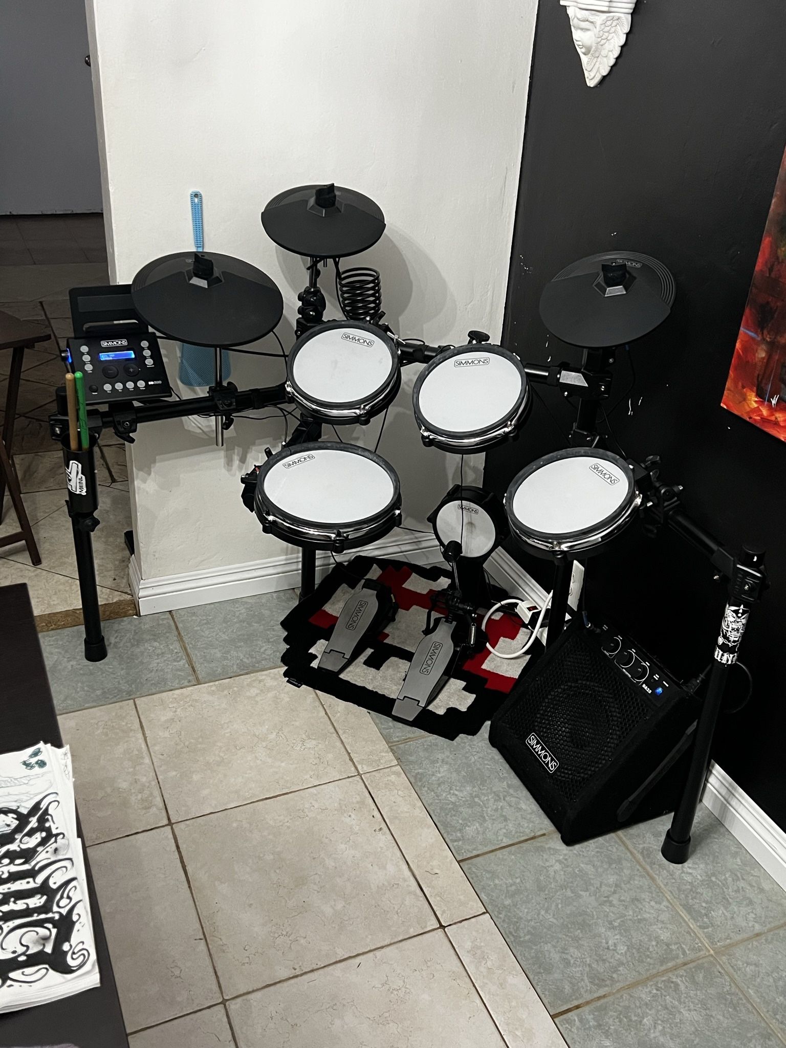 Electric Drum set and Speaker