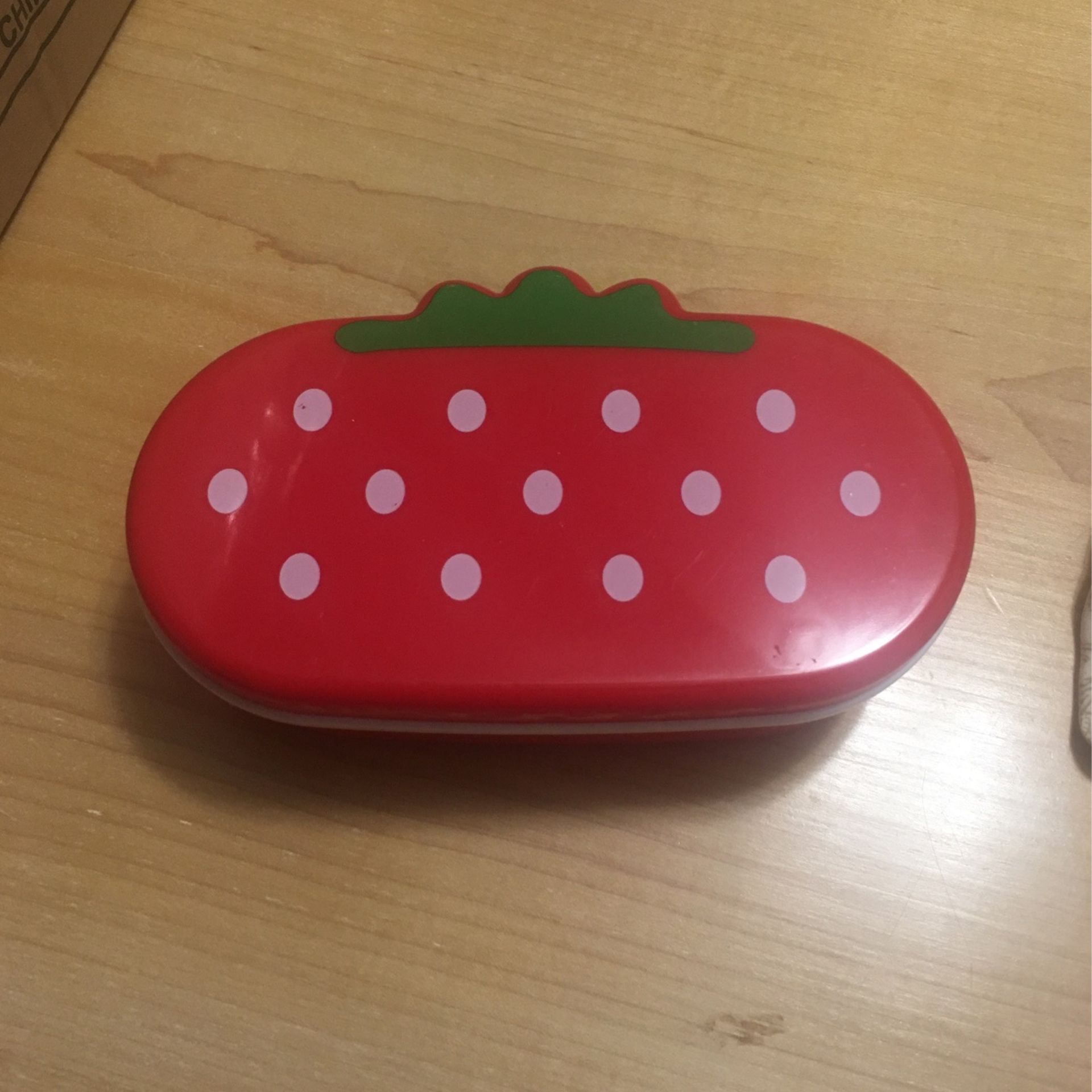 Strawberry Bento Box With Chopsticks