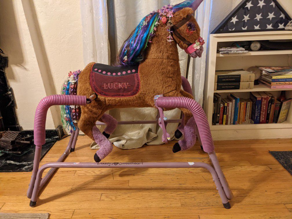 Unicorn Talking Rocking Horse
