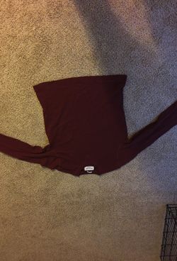 Male amber Crombie and Fitch shirt long sleeve