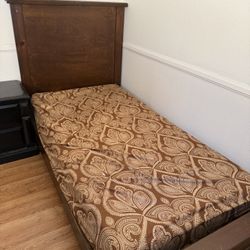 Excellent twin Bed With Memory Foam Mattress 