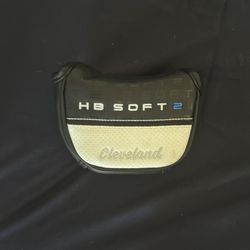 Cleveland HB SOFT 2 Putter Head Cover Black Gray Golf Accessory