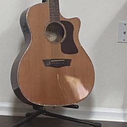 Washburn G26SCE Heritage 20 Series Grand Auditorium Cutaway Acoustic Electric Guitar 