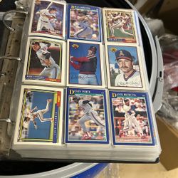 Large book of baseball cards