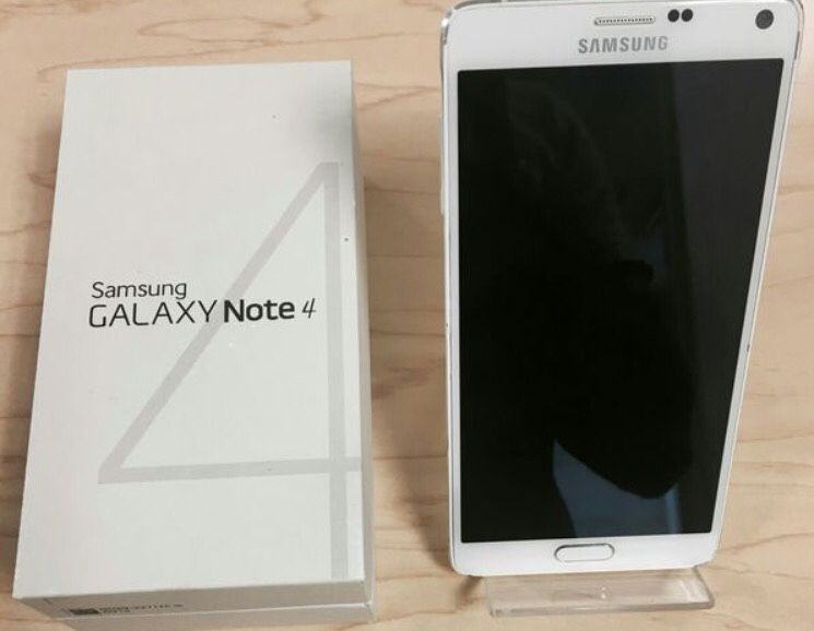 Samsung Galaxy Note 4 - Factory Unlocked - Comes w/ Box + Accessories & 1 Month Warranty