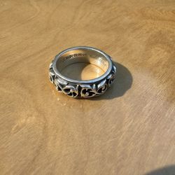 Chrome Hearts Eternity Vines Silver Ring