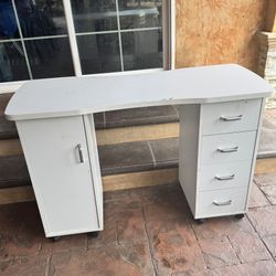 Makeup Vanity Desk White 