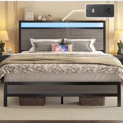 2  Queen LED bedframe 