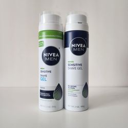 2 Nivea Sensitive Shave Gel