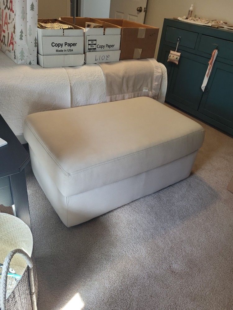 Large Fabric Ottoman