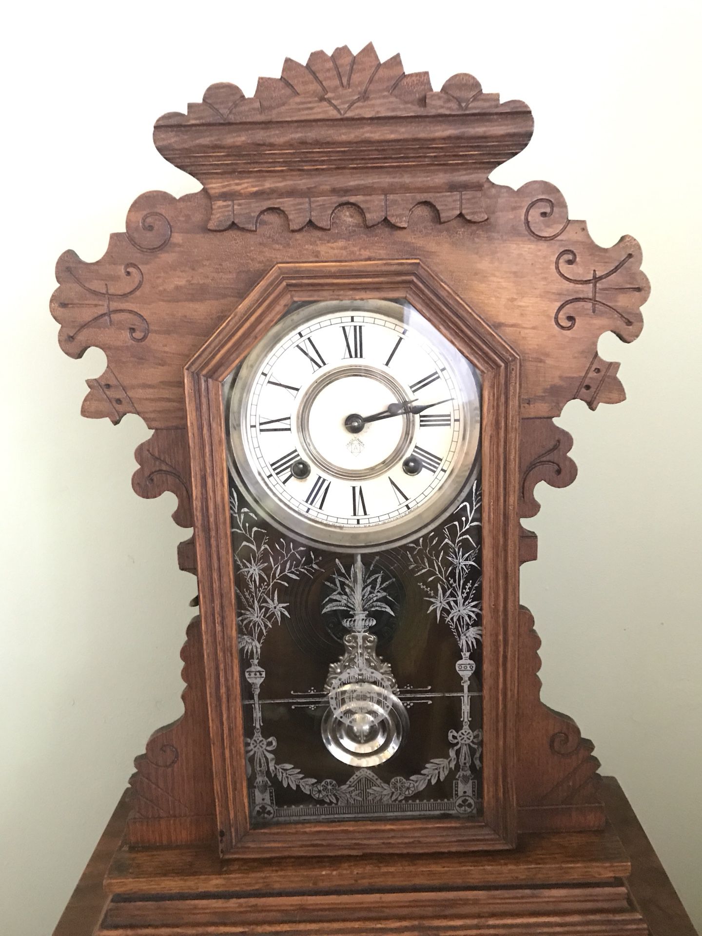 Antique Ansonia pendulum mantel clock