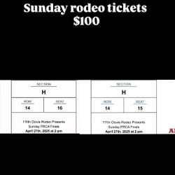Clovis Rodeo Sunday 