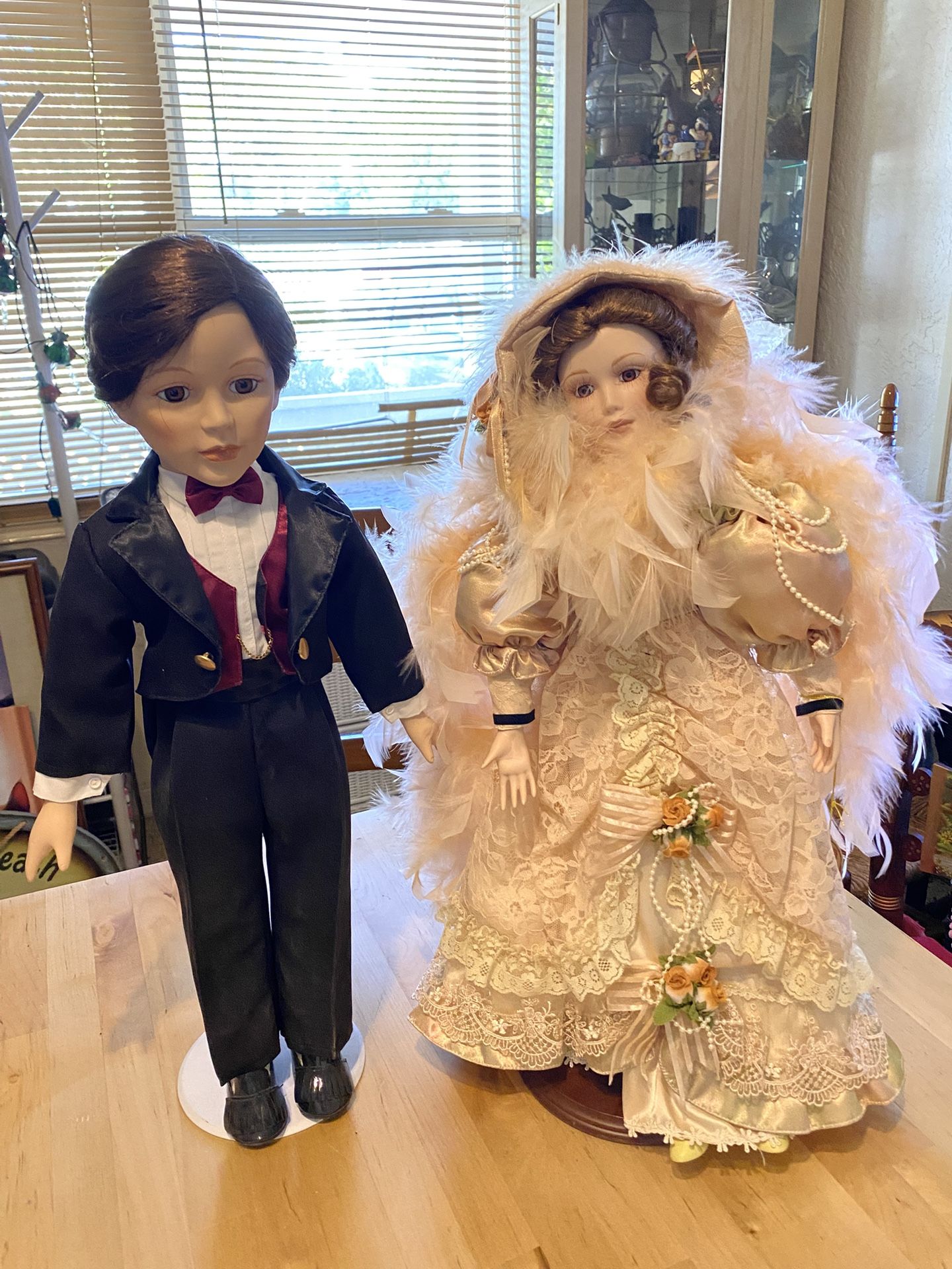Him And Her Porcelain Dolls