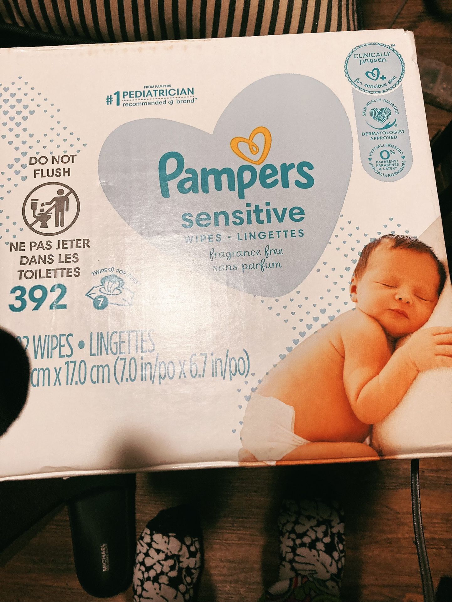 Pampers Sensitive Wipes And Pampers Cruisers 