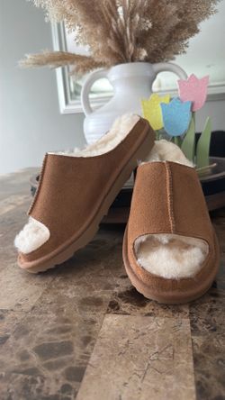 Kids' Greenport Genuine Shearling Lined Slide Sandal