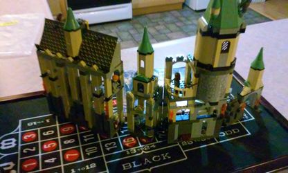 Harry potter Hogwarts first edition Lego set.