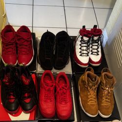 Lot Of 9 Jordan Shoes ( Read Description)