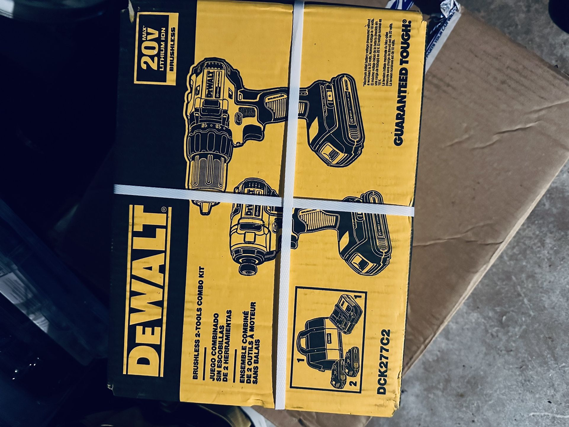 dewalt impact and drill also batteries with charger 