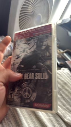 Metal gear solid peace walker psp