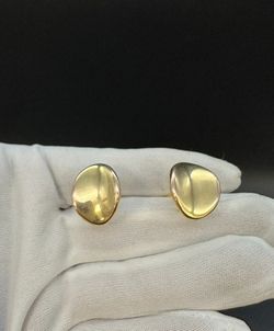 GOLD CLIP ON EARRINGS #35682