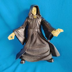 Old 2005 Star Wars LFL Hasbro Emperor Palpatine 7 Inches Action Figure
